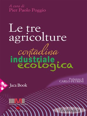 cover image of Le tre agricolture